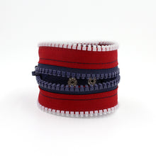 Big Game Lii NE Patriots Zip Bracelet - N.Kluger Designs bracelet