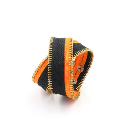 Not So Scary Halloween Zip Bracelet