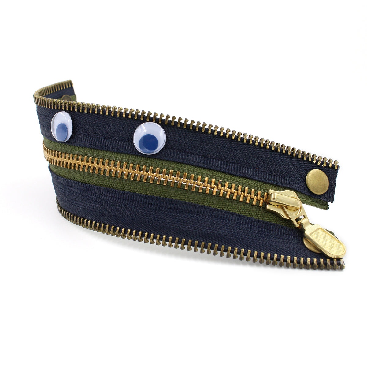Ivy Olive the Monster Zip Bracelet - N.Kluger Designs bracelet
