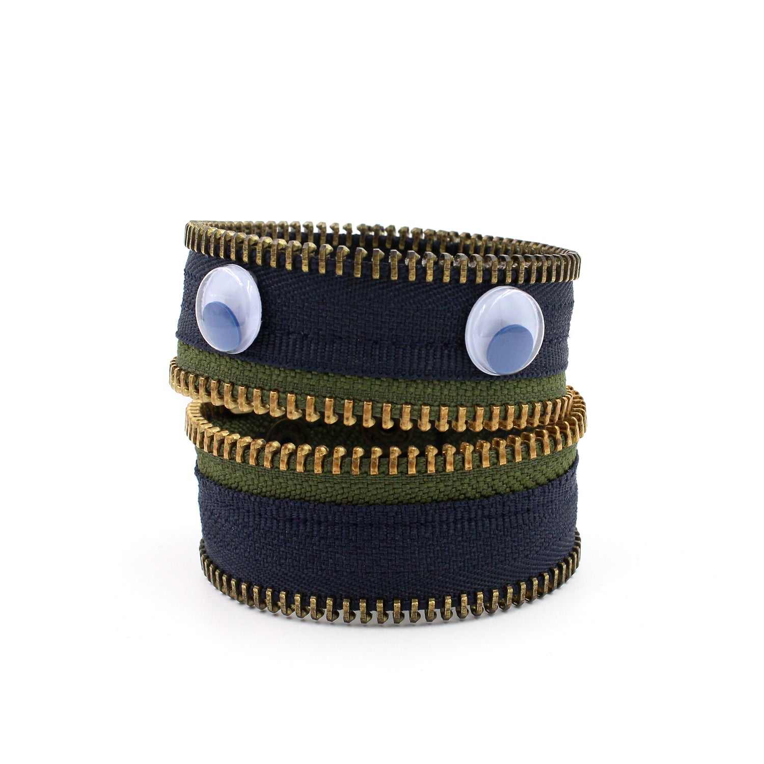Ivy Olive the Monster Zip Bracelet - N.Kluger Designs bracelet