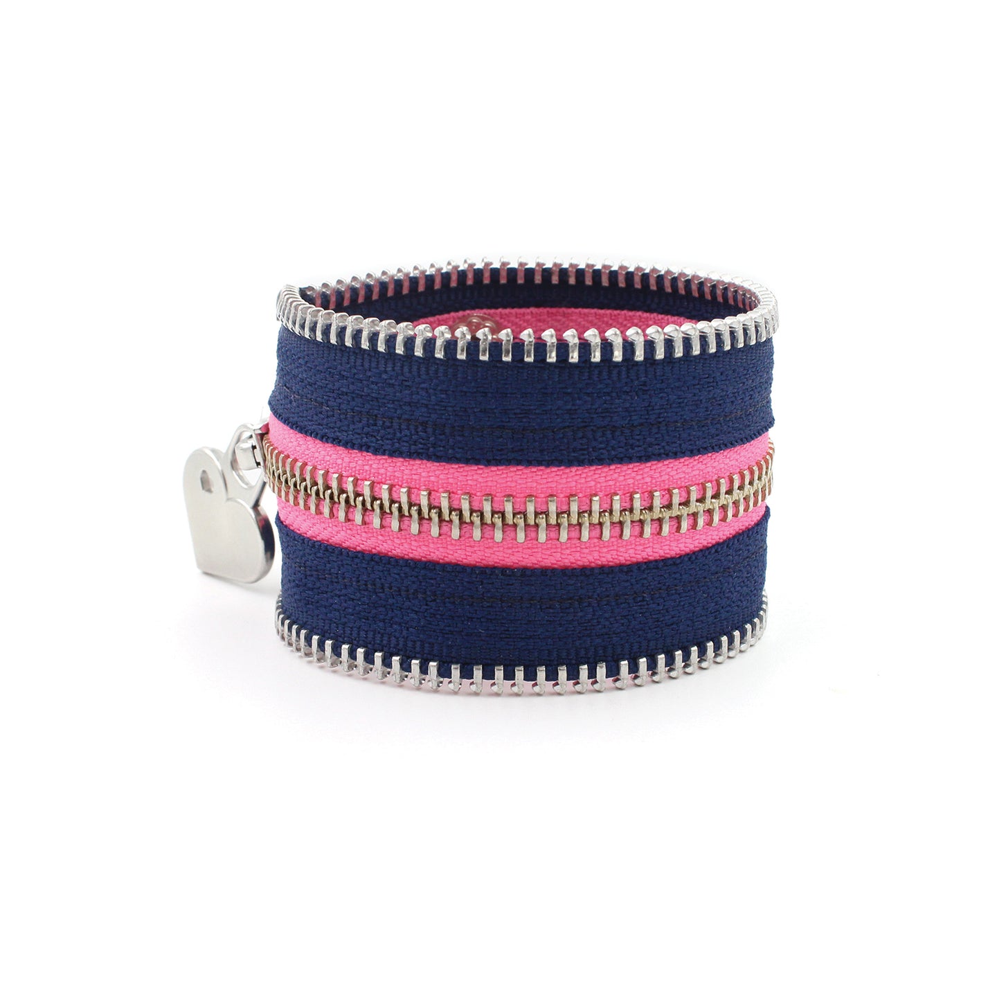 Not Too Girly Heart Zip Bracelet - N.Kluger Designs bracelet