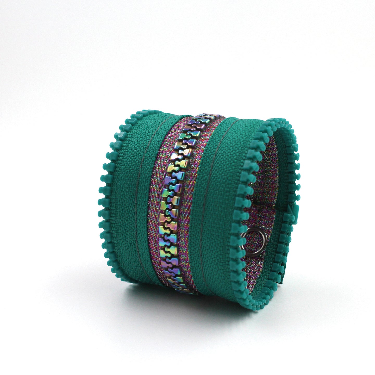 Disco Fever Metallic Zip Bracelet - N.Kluger Designs bracelet