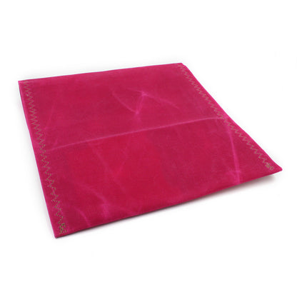 Waxed Canvas iPad Envelope Case/Clutch in Cerise Pink