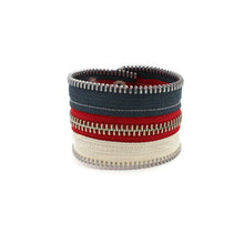 Yankee Doodle Dandy Zip Bracelet - N.Kluger Designs bracelet