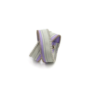 Grey Goose Lilac Heart Zip Bracelet - N.Kluger Designs bracelet