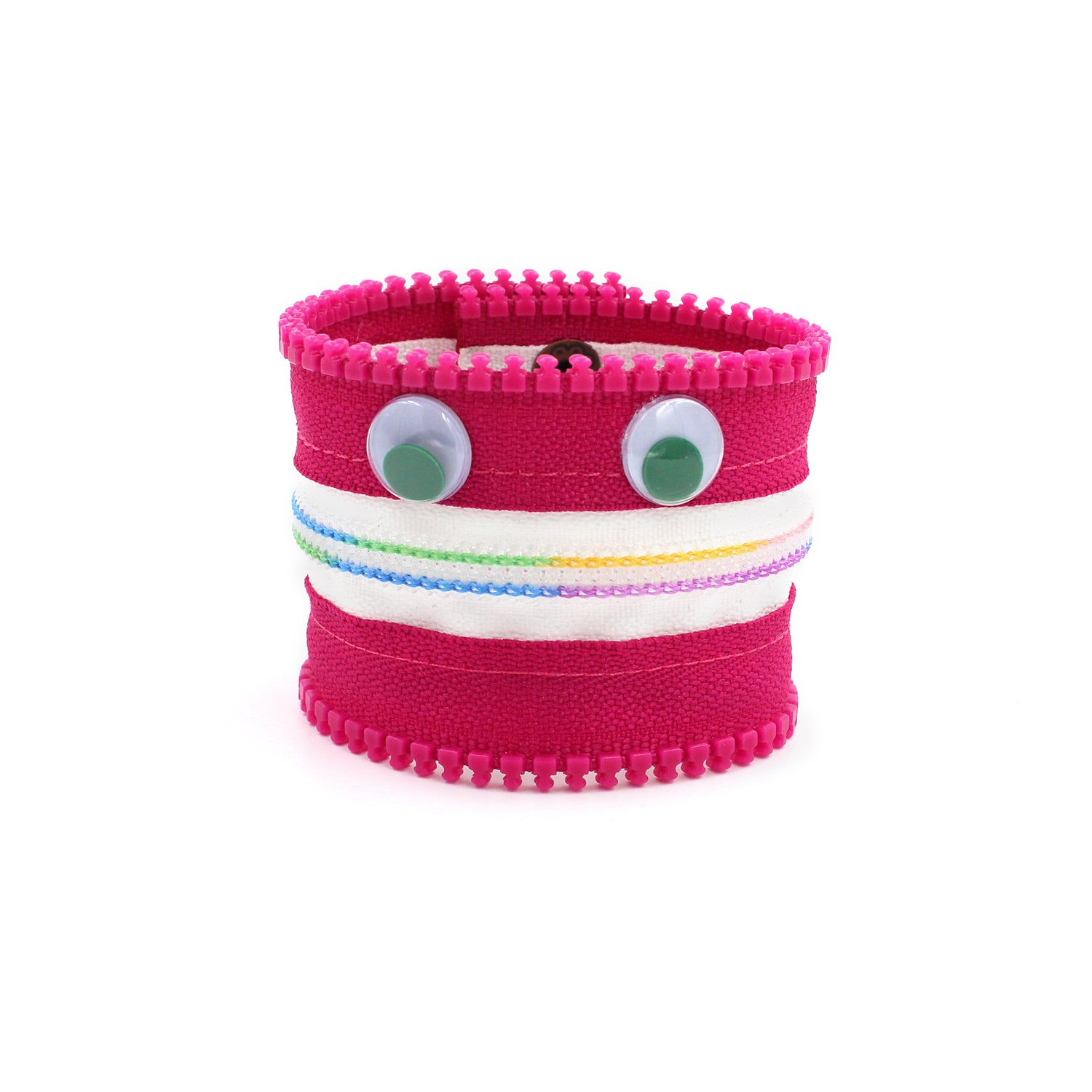 Rainbow Pinkster the Monster Zip Bracelet
