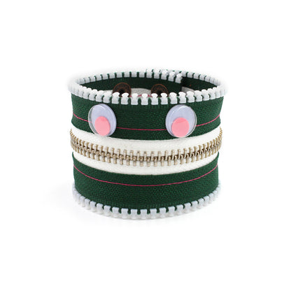 Gumdrop the Monster Zip Bracelet - N.Kluger Designs bracelet