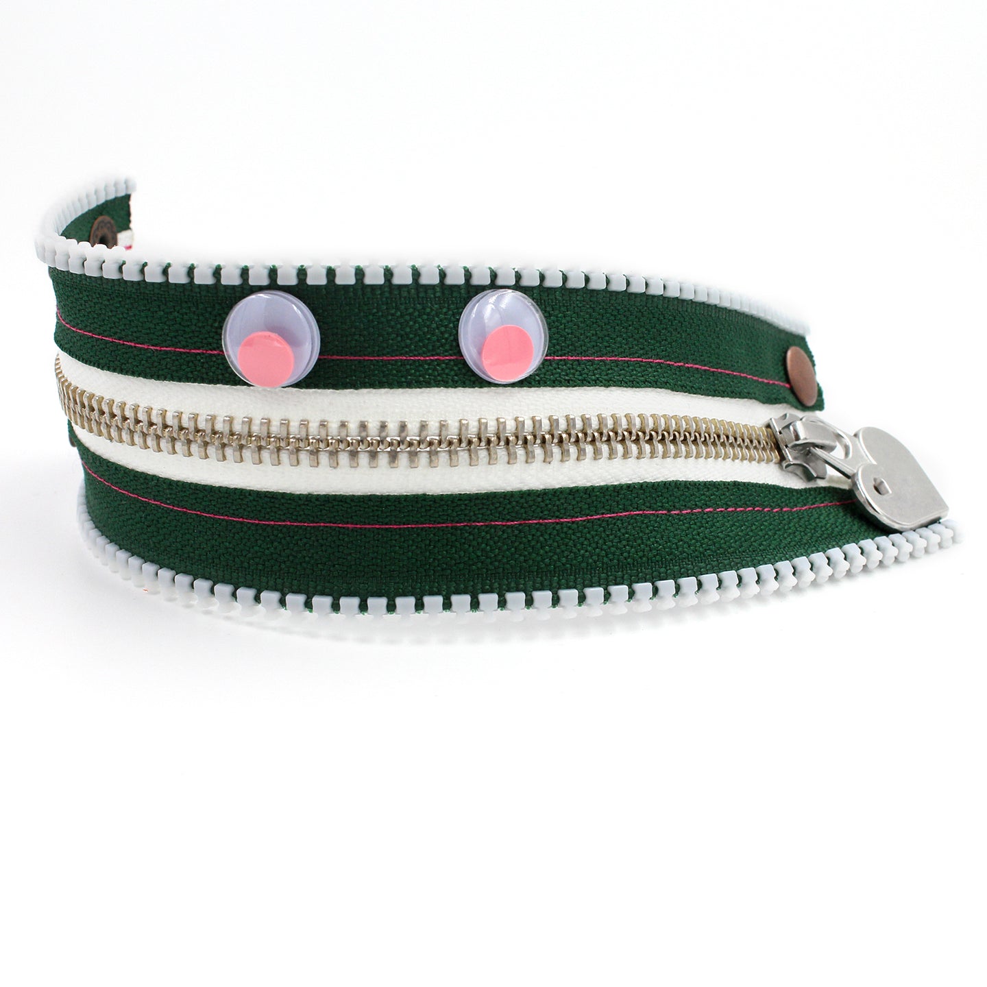 Gumdrop the Monster Zip Bracelet - N.Kluger Designs bracelet