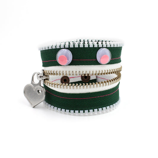 Gumdrop the Monster Zip Bracelet - N.Kluger Designs bracelet