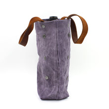 Waxed Canvas Violet Wine Tote