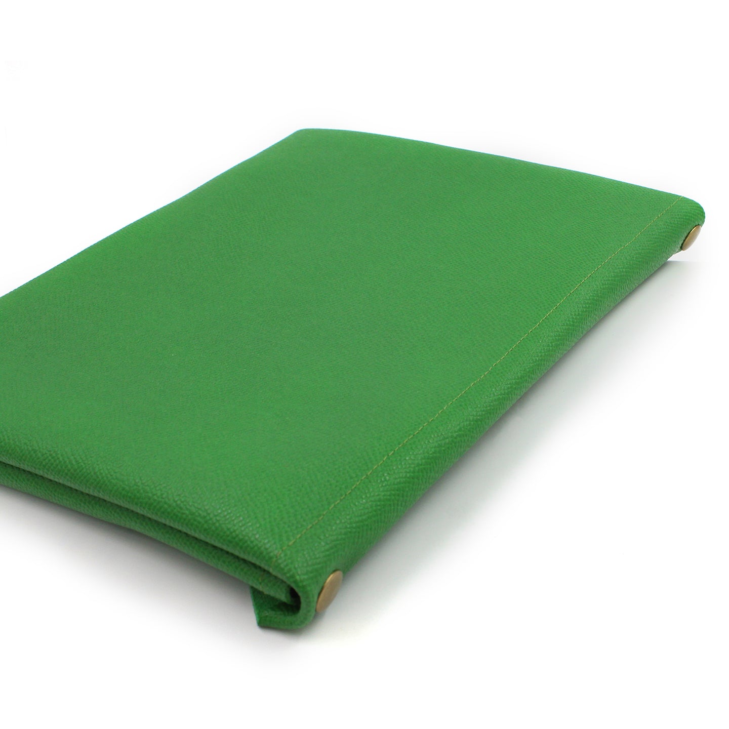 Go Green Genuine Italian Leather Clutch - N.Kluger Designs clutch