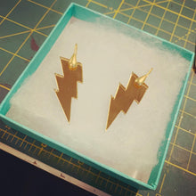 Lightning Bolt Acrylic Drop Earrings