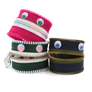 Gumdrop the Monster Zip Bracelet - N.Kluger Designs bracelet