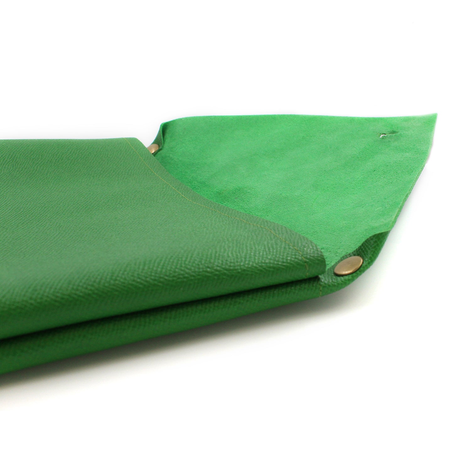 Go Green Genuine Italian Leather Clutch - N.Kluger Designs clutch